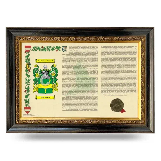 McCaldin Armorial Landscape Framed - Heirloom