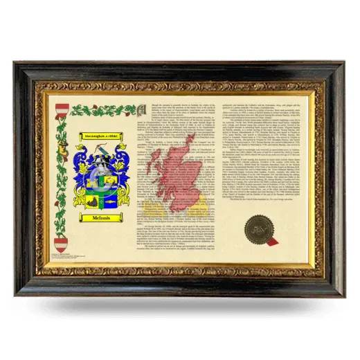 McInnis Armorial Landscape Framed - Heirloom