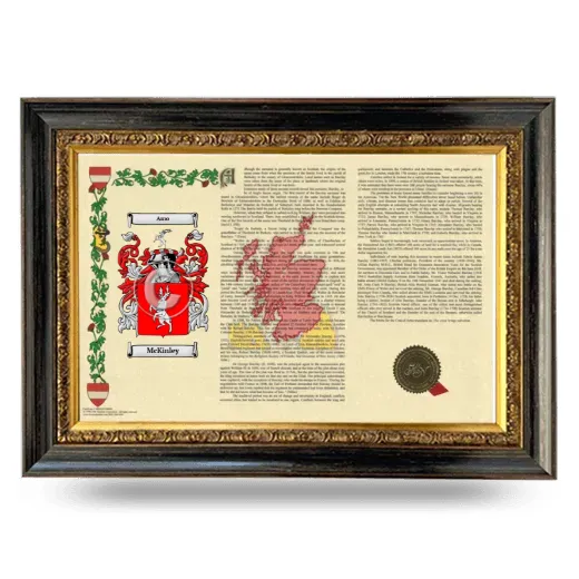 McKinley Armorial Landscape Framed - Heirloom