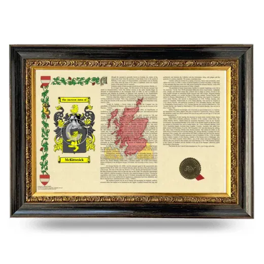 McKitterick Armorial Landscape Framed - Heirloom