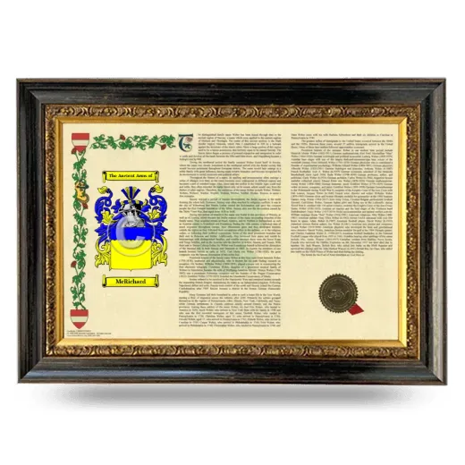 McRichard Armorial Landscape Framed - Heirloom