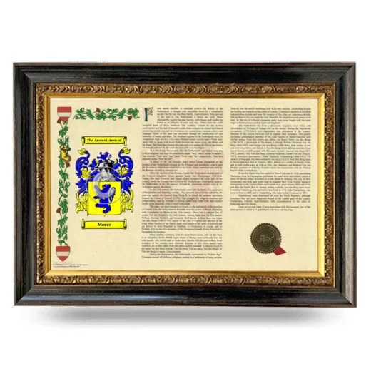 Meere Armorial Landscape Framed - Heirloom