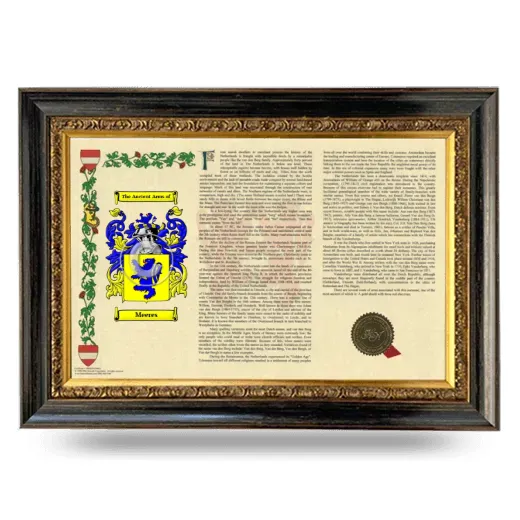 Meeres Armorial Landscape Framed - Heirloom