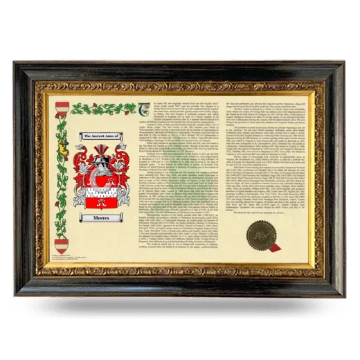 Meeres Armorial Landscape Framed - Heirloom