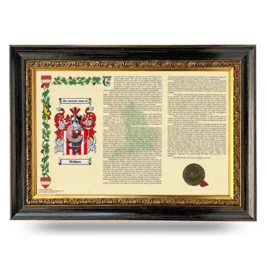 Melans Armorial Landscape Framed - Heirloom