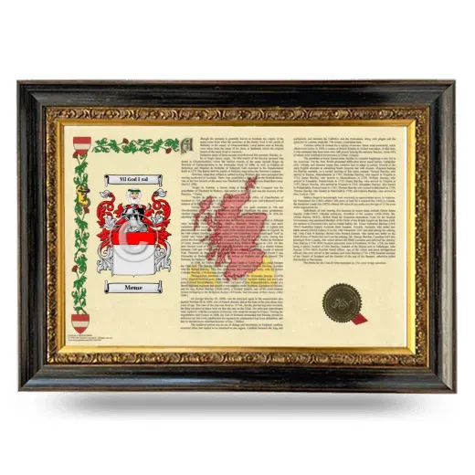 Meme Armorial Landscape Framed - Heirloom