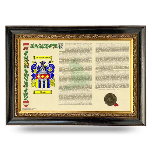 Meuse Armorial Landscape Framed - Heirloom