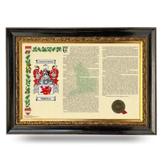 Mikkelson Armorial Landscape Framed - Heirloom