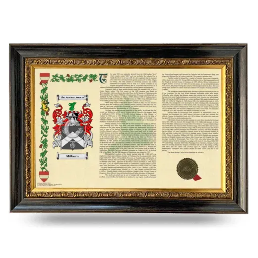 Milburn Armorial Landscape Framed - Heirloom