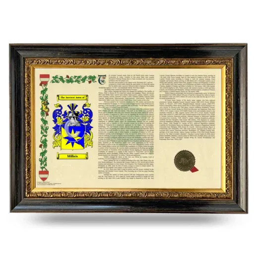 Millais Armorial Landscape Framed - Heirloom
