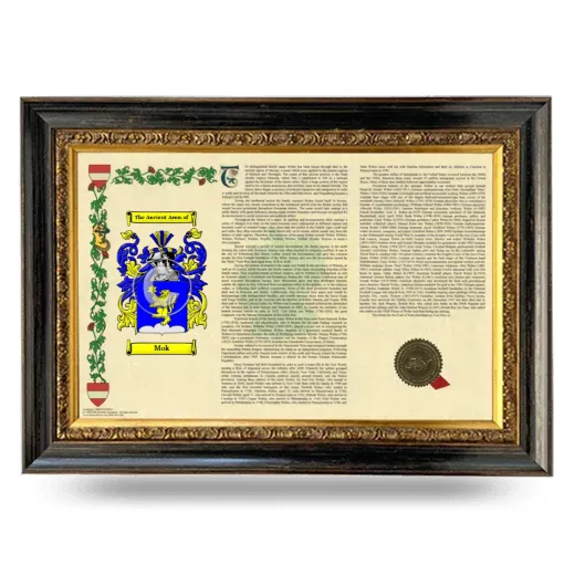 Mok Armorial Landscape Framed - Heirloom