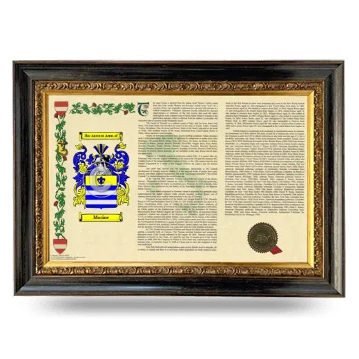 Morine Armorial Landscape Framed - Heirloom