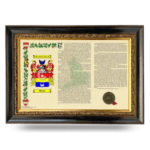 Moxen Armorial Landscape Framed - Heirloom