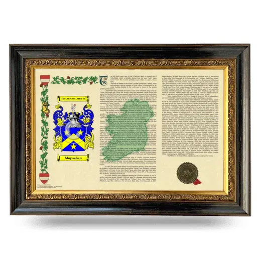 Moynahan Armorial Landscape Framed - Heirloom