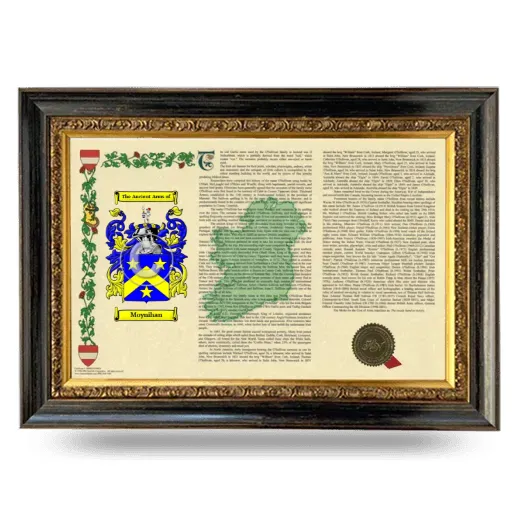 Moynihan Armorial Landscape Framed - Heirloom