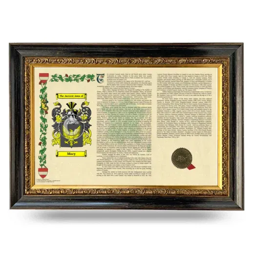 Mucy Armorial Landscape Framed - Heirloom