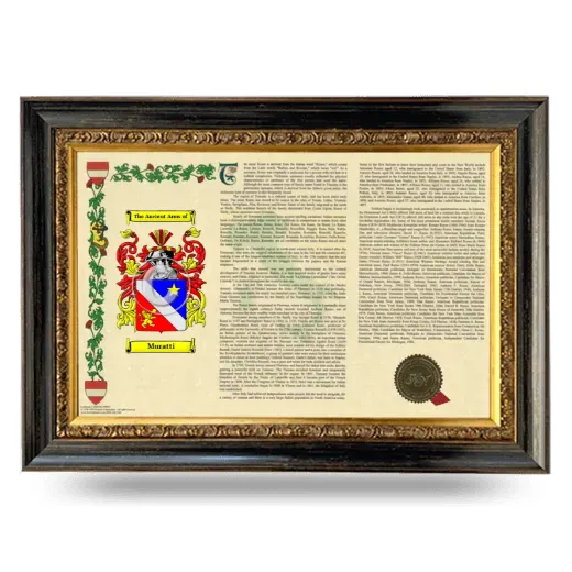 Muratti Armorial Landscape Framed - Heirloom