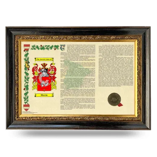 Murcia Armorial Landscape Framed - Heirloom
