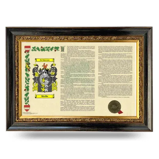 Murfin Armorial Landscape Framed - Heirloom