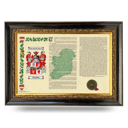 Murphey Armorial Landscape Framed - Heirloom