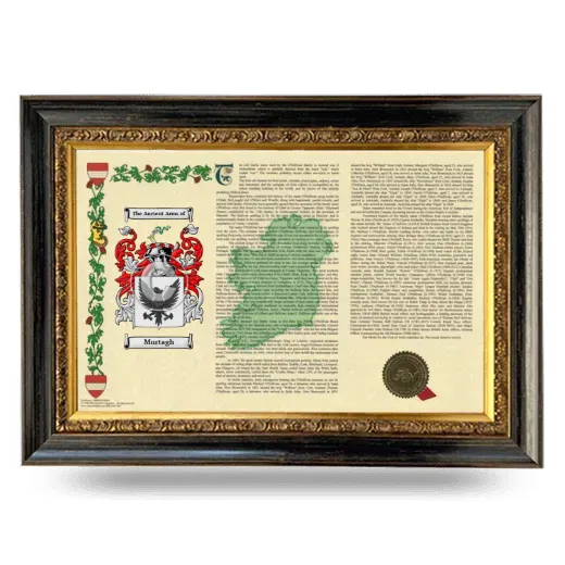 Murtagh Armorial Landscape Framed - Heirloom