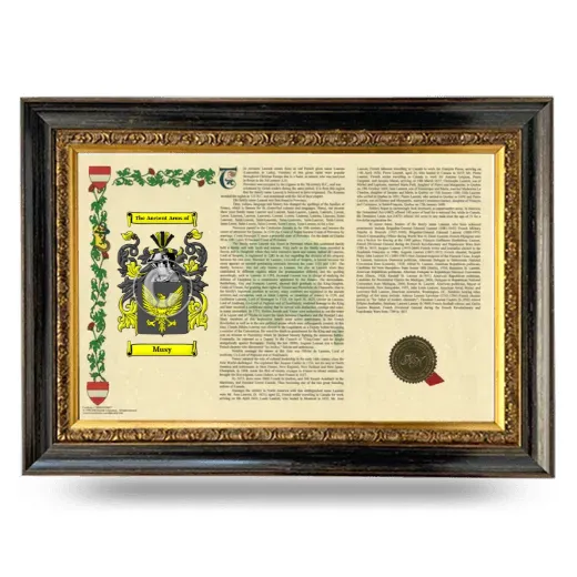 Musy Armorial Landscape Framed - Heirloom