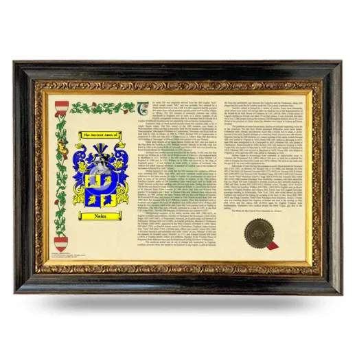 Naim Armorial Landscape Framed - Heirloom