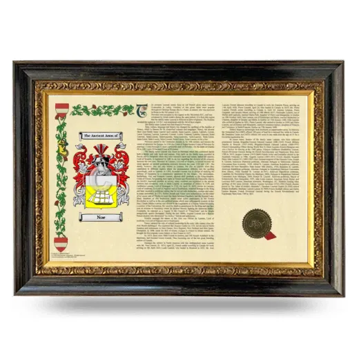 Noe Armorial Landscape Framed - Heirloom