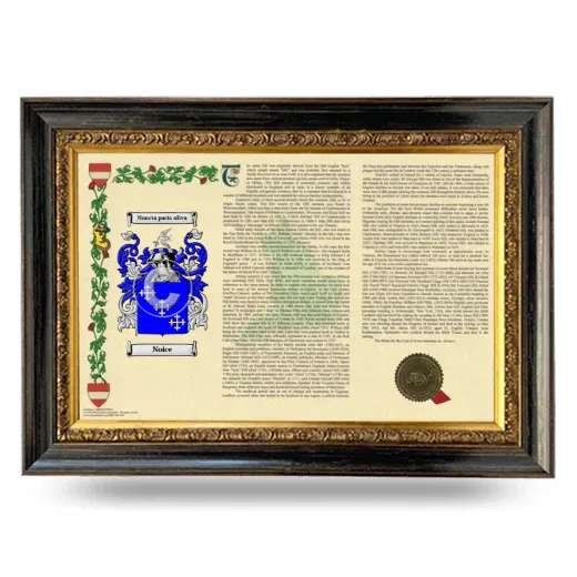 Noice Armorial Landscape Framed - Heirloom