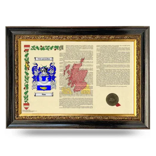 Non Armorial Landscape Framed - Heirloom