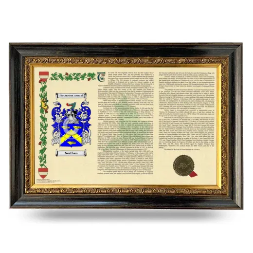Northan Armorial Landscape Framed - Heirloom