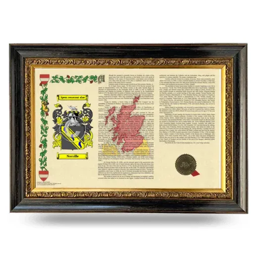 Norville Armorial Landscape Framed - Heirloom
