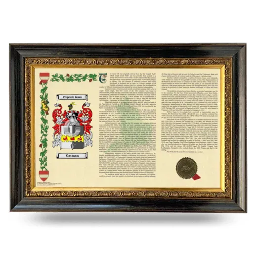 Oatman Armorial Landscape Framed - Heirloom