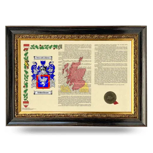 Ochterlonee Armorial Landscape Framed - Heirloom
