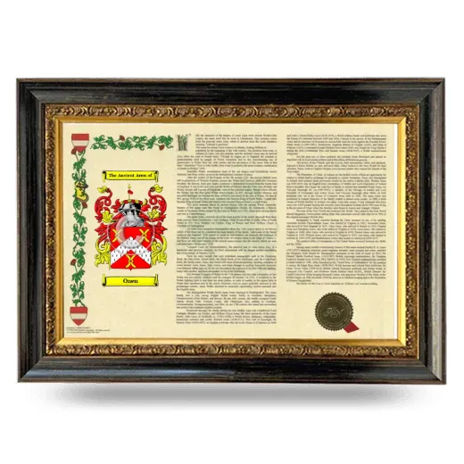 Onen Armorial Landscape Framed - Heirloom