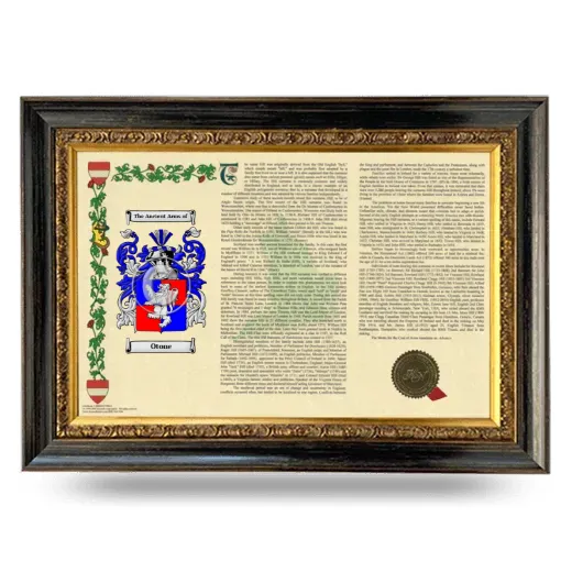 Otone Armorial Landscape Framed - Heirloom