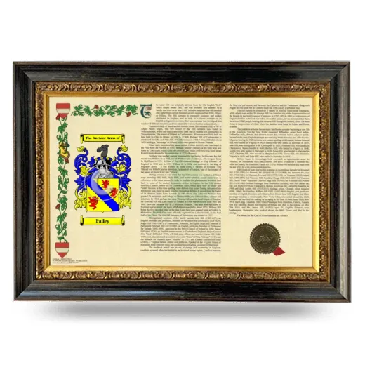 Pailey Armorial Landscape Framed - Heirloom