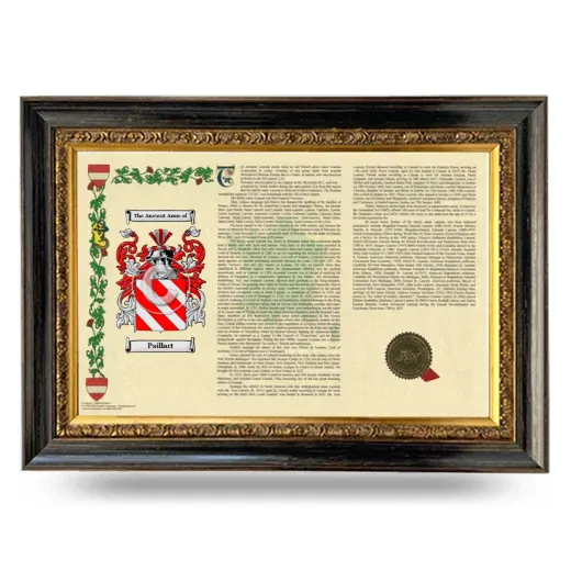 Paillart Armorial Landscape Framed - Heirloom