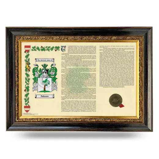 Palmers Armorial Landscape Framed - Heirloom