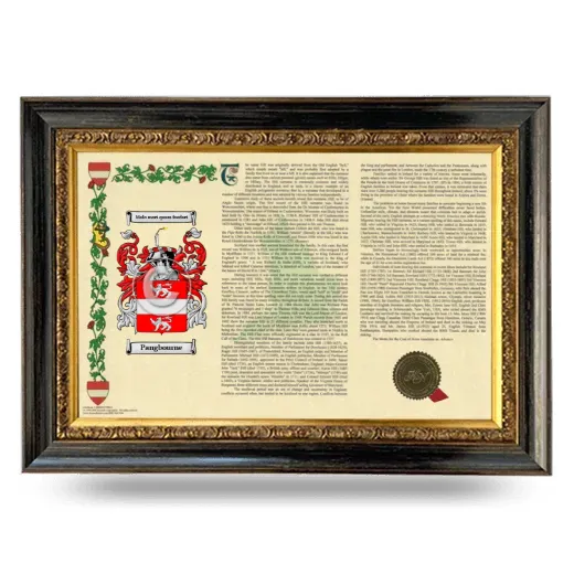 Pangbourne Armorial Landscape Framed - Heirloom