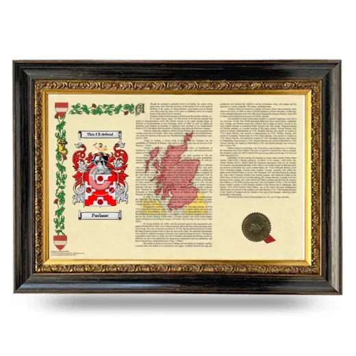 Parlane Armorial Landscape Framed - Heirloom