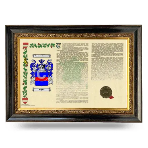 Payne Armorial Landscape Framed - Heirloom