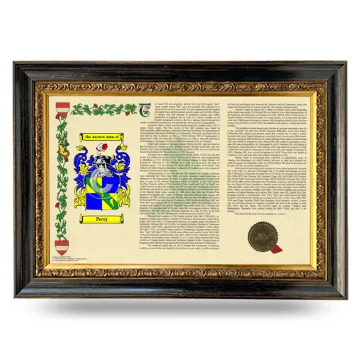 Petty Armorial Landscape Framed - Heirloom