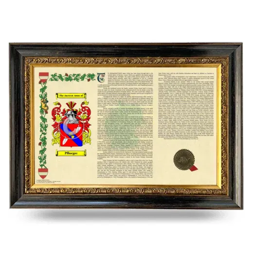 Pflueger Armorial Landscape Framed - Heirloom