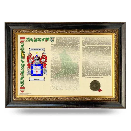 Pinkay Armorial Landscape Framed - Heirloom