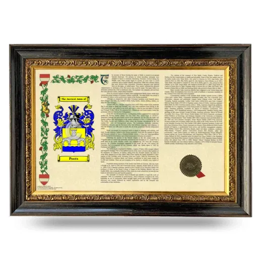 Ponts Armorial Landscape Framed - Heirloom