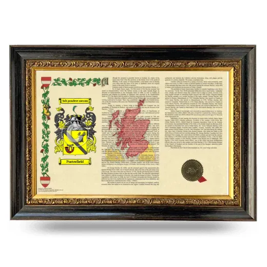 Porterfield Armorial Landscape Framed - Heirloom