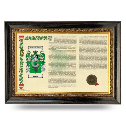 Prada Armorial Landscape Framed - Heirloom
