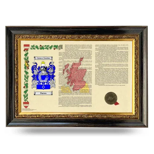 Purves Armorial Landscape Framed - Heirloom