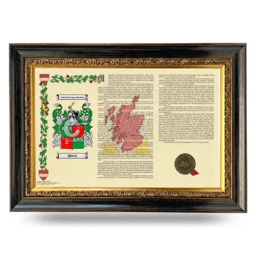Query Armorial Landscape Framed - Heirloom